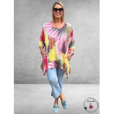 AKH Shirt A-Lijn Sensu  Roze Multi